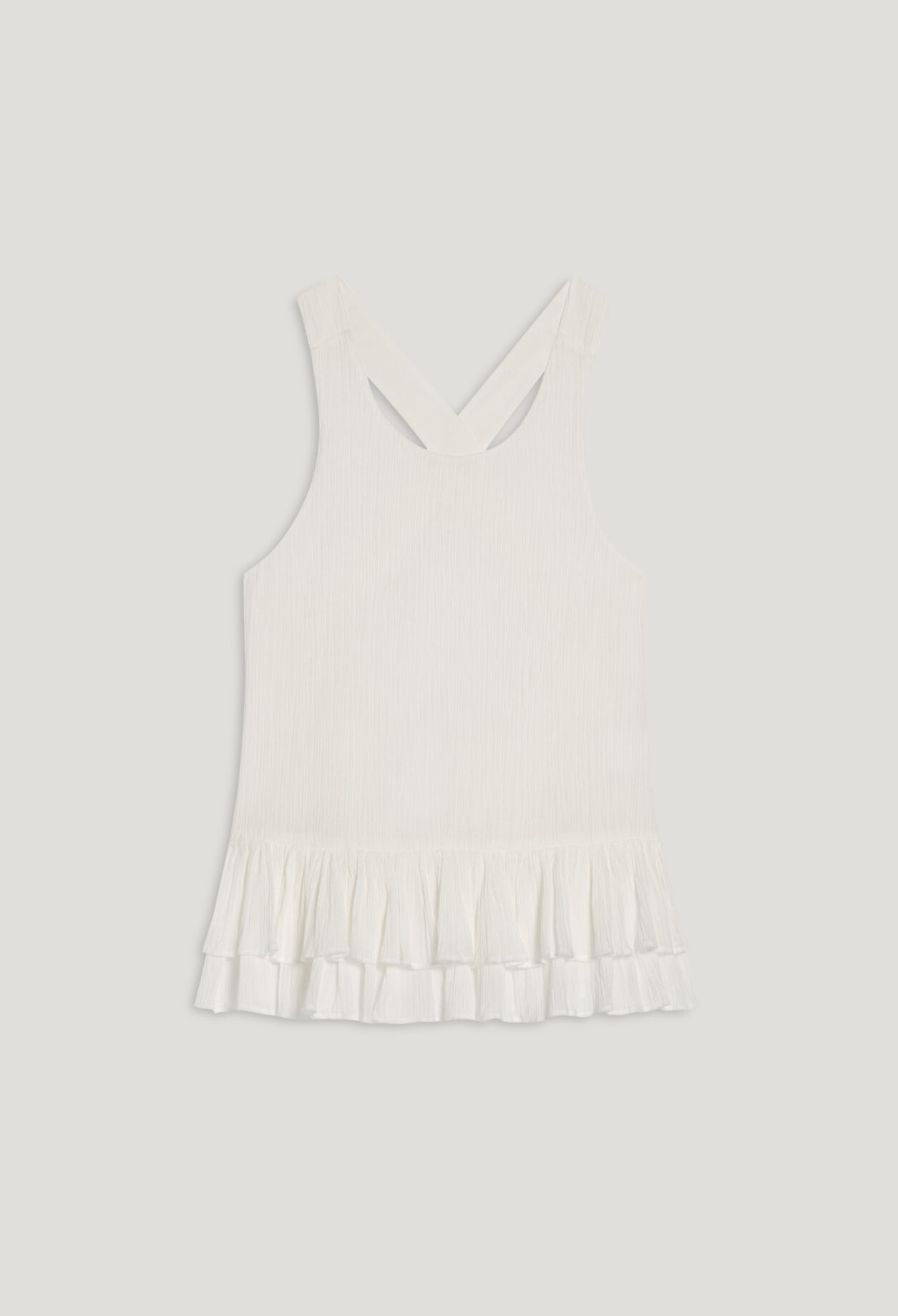 Ruffled crop top