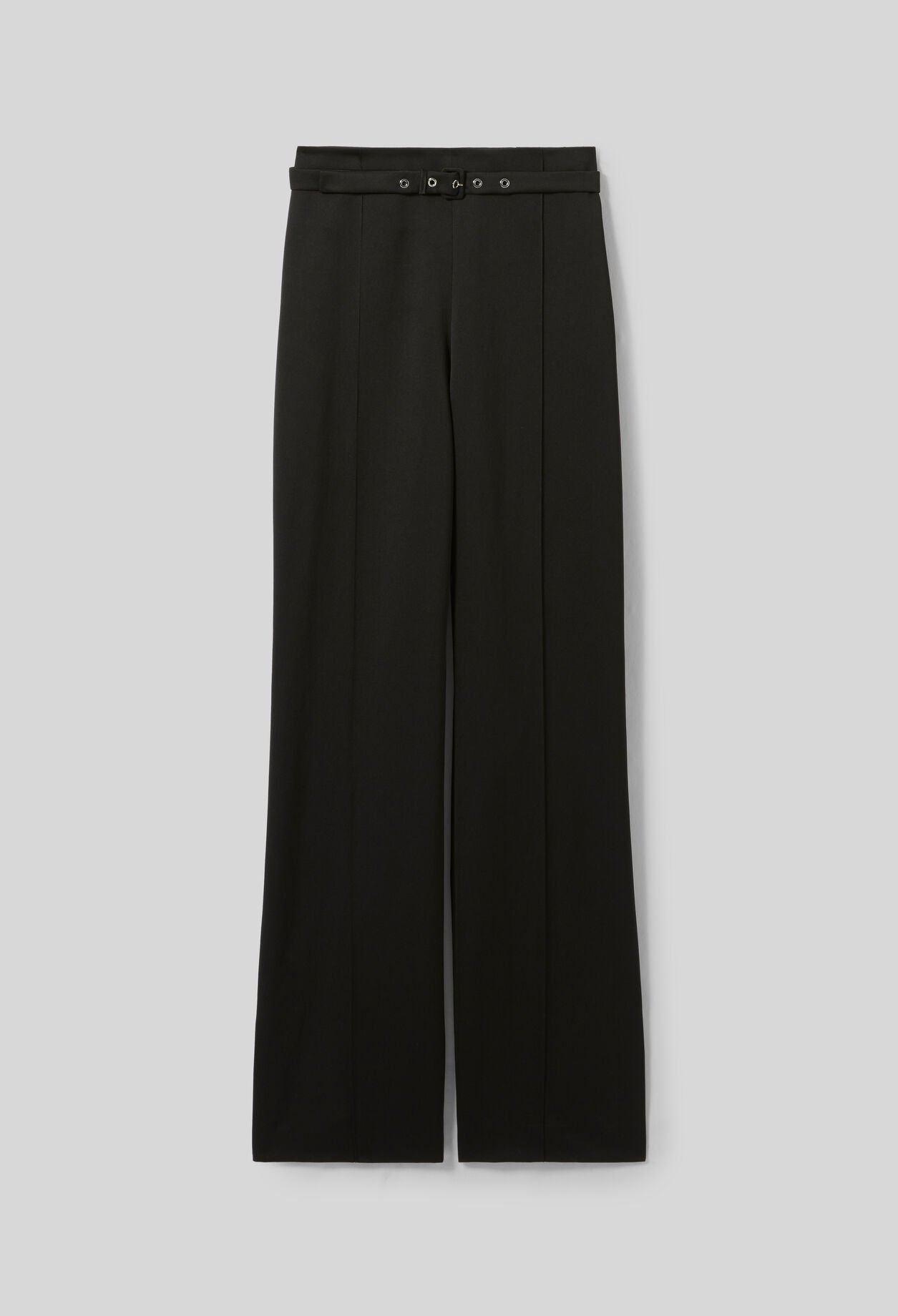 Straight Satin Trousers