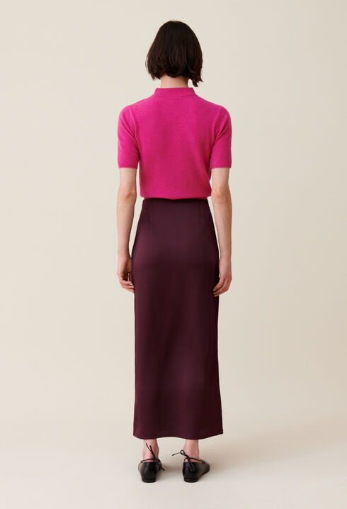 Flowy Pleated Maxi Skirt