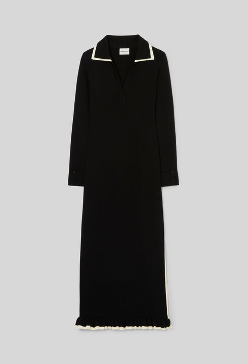 Long knitted dress