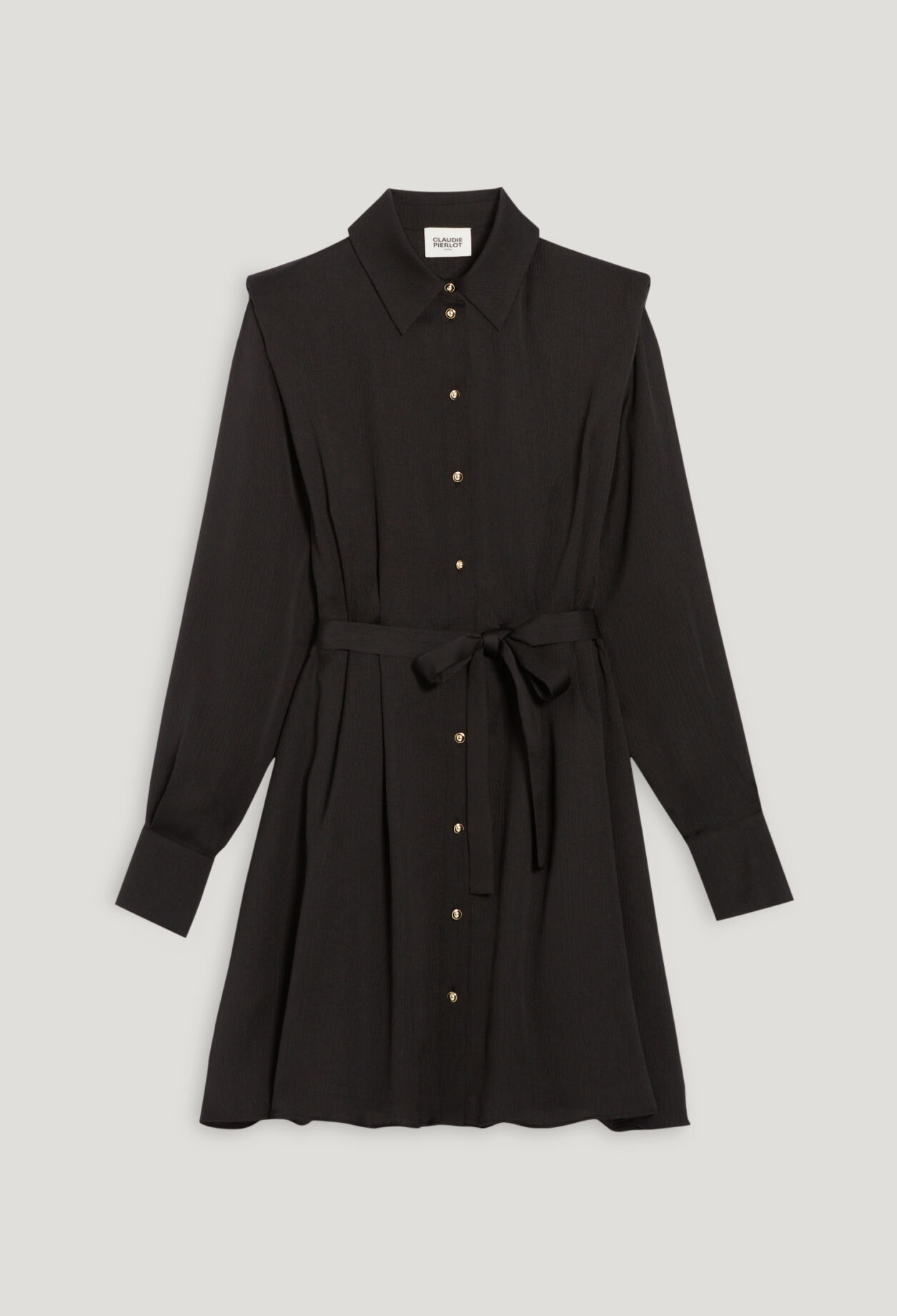 Fitted shirt dress