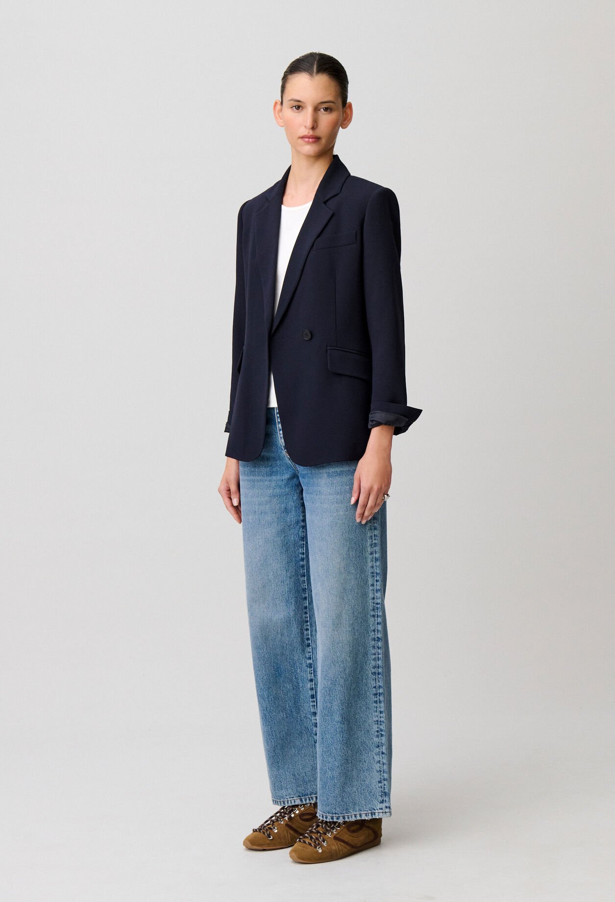 Double-breasted tailored jacket