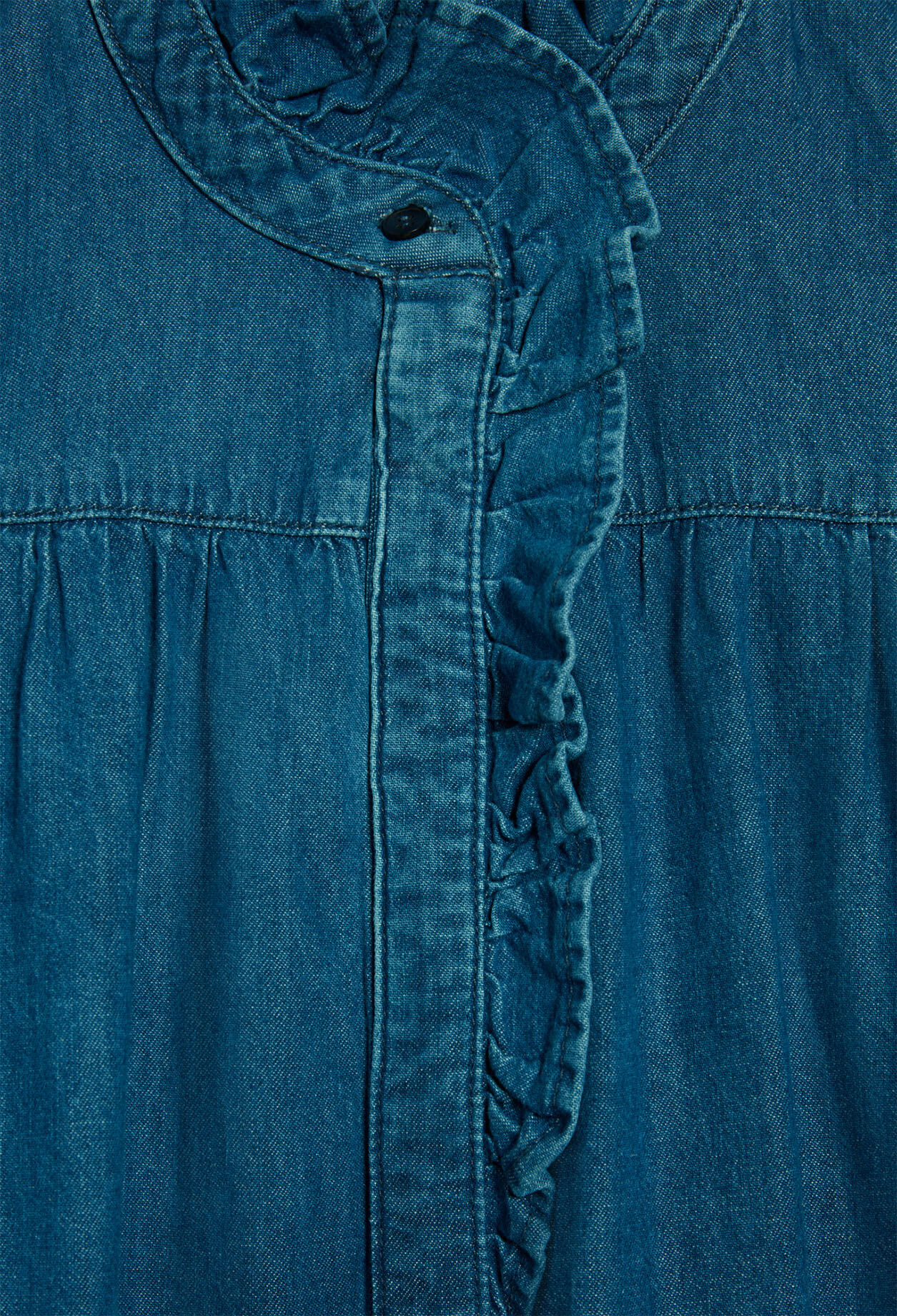 Denim trapeze dress