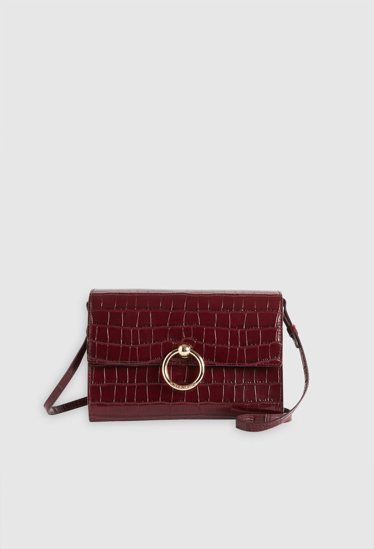 Anouck leather clutch