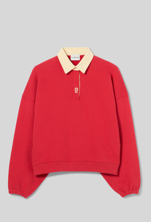 Oversized cotton sweatshirt