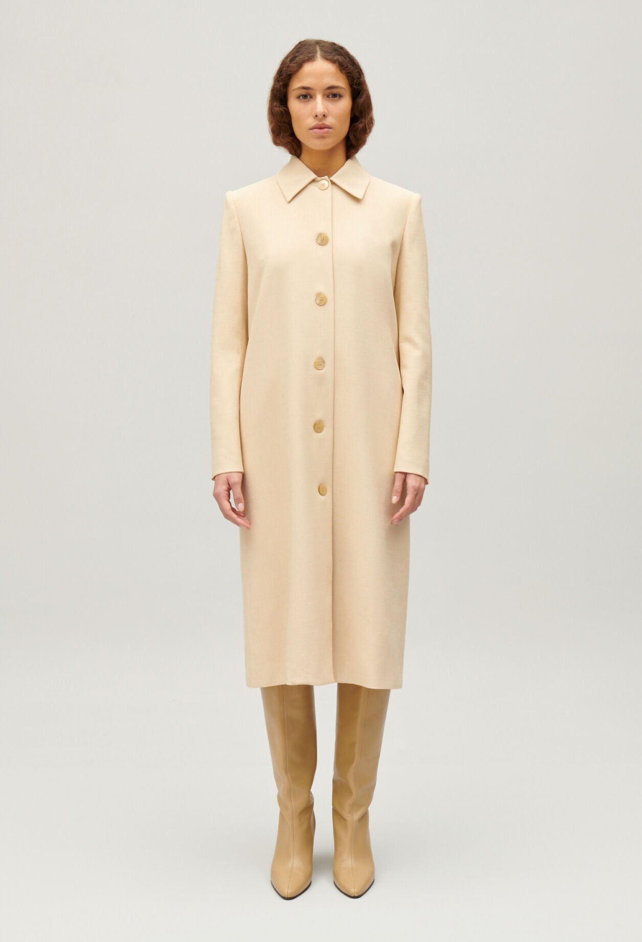 Beige coat