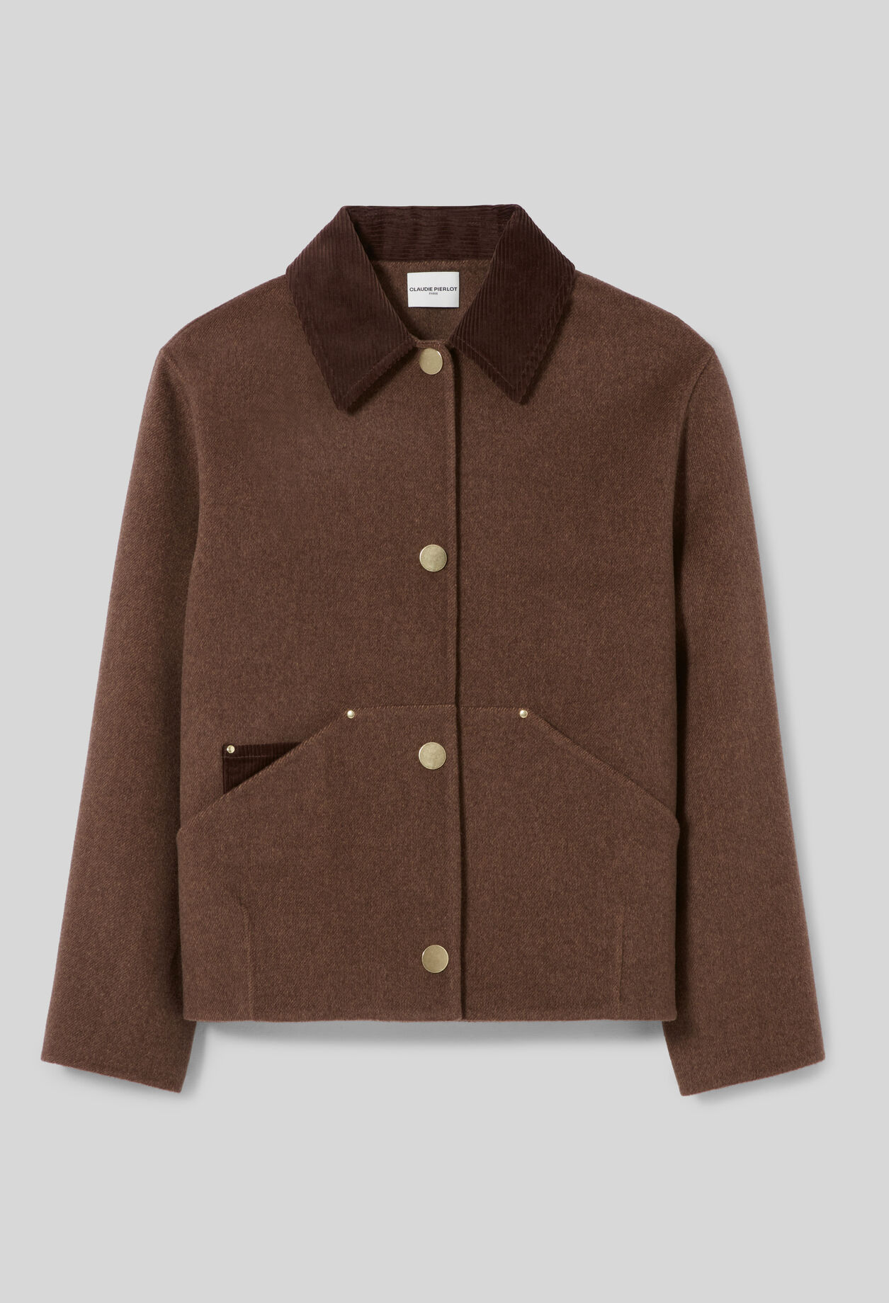 Short Wool Coat for women | Claudie Pierlot