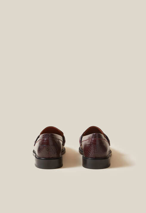 Snake Effect CP Buckle Loafers