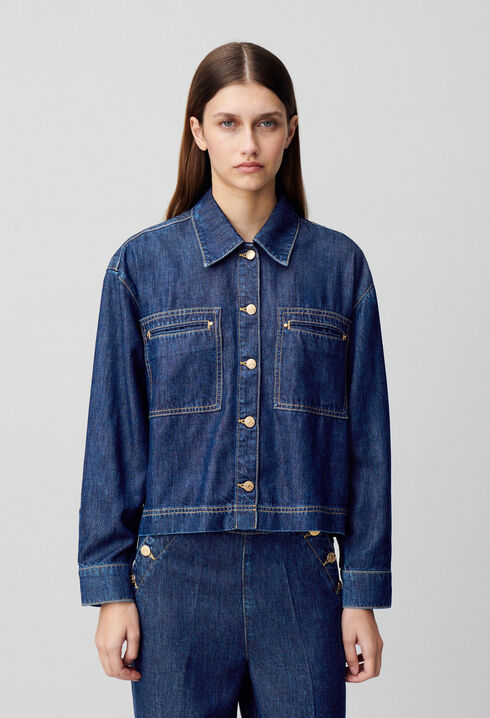 Oversized Denim Shirt