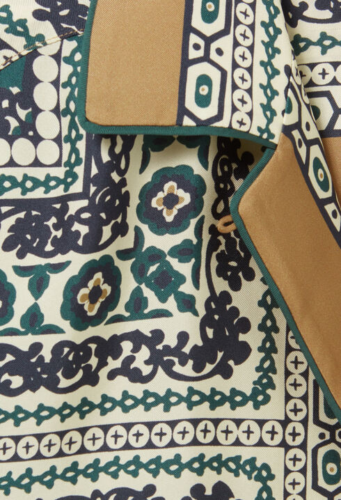 Silk printed shirt