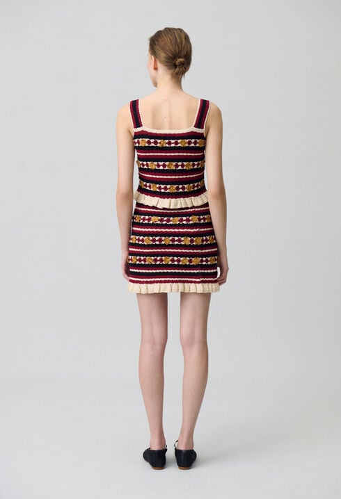 Crochet Mini Skirt