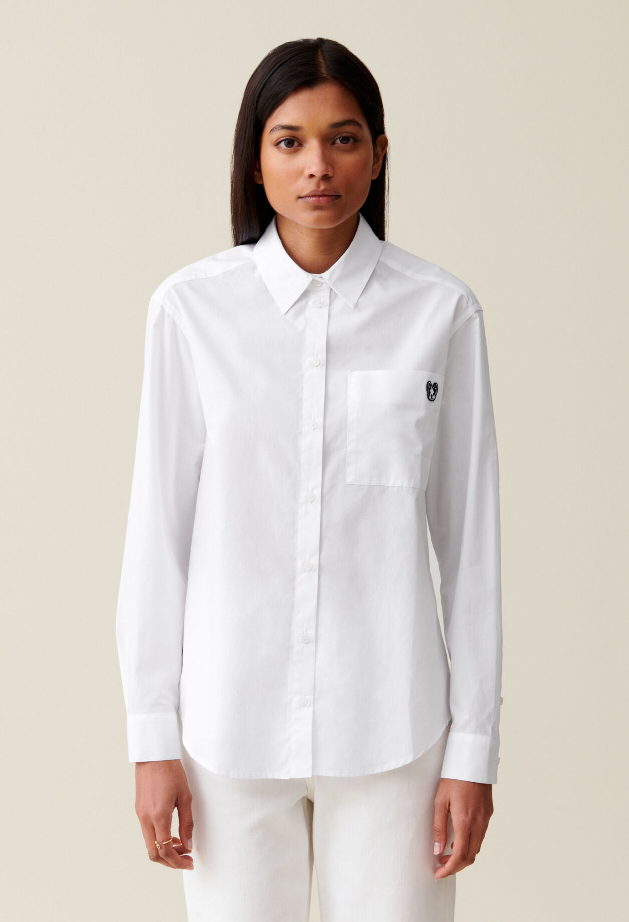 White Toto Jean shirt