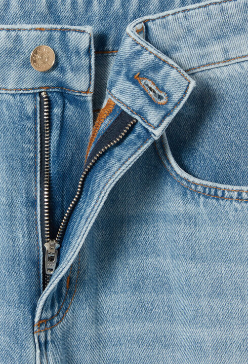 Straight Leg Denim Jeans