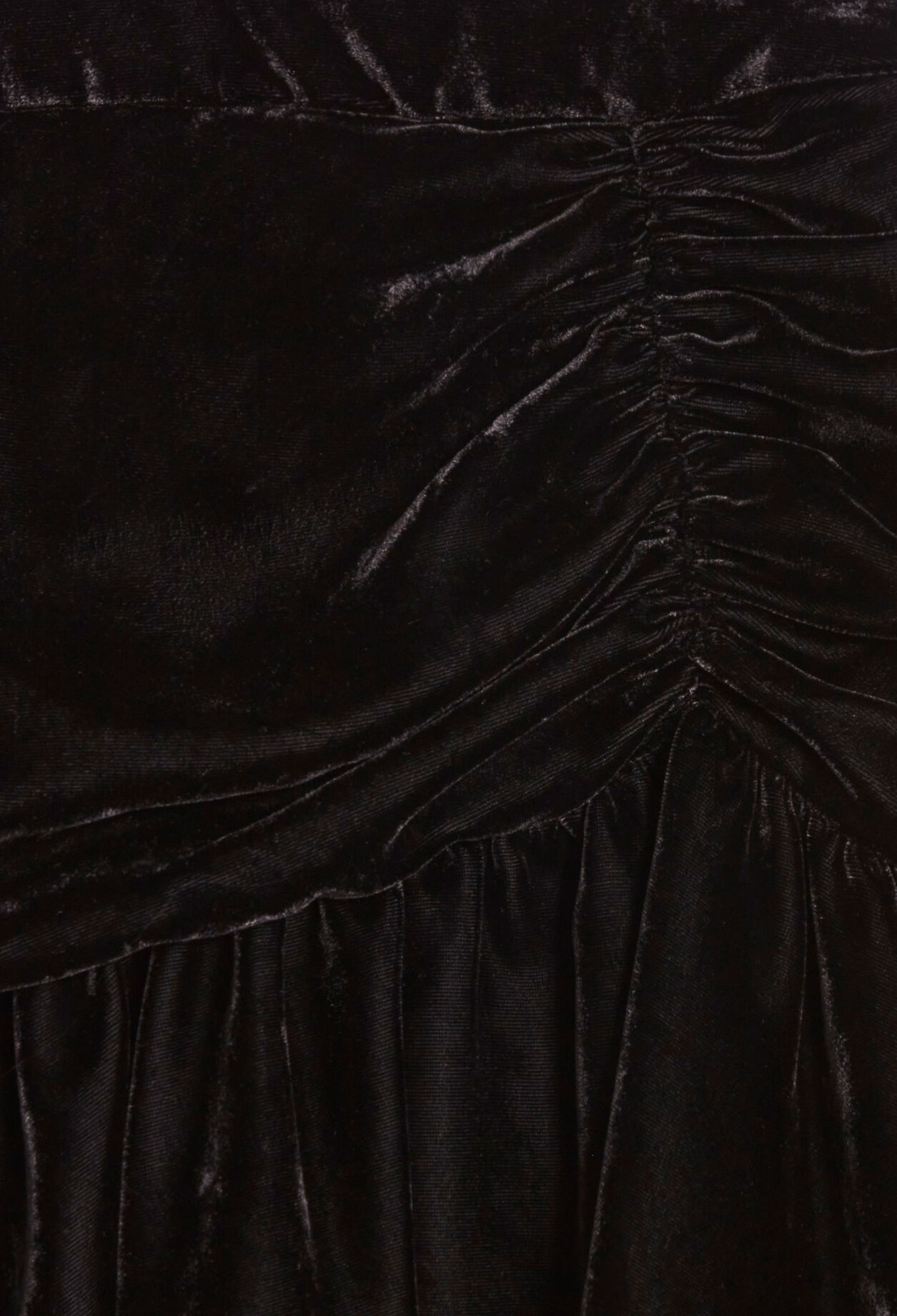 Velour short skirt