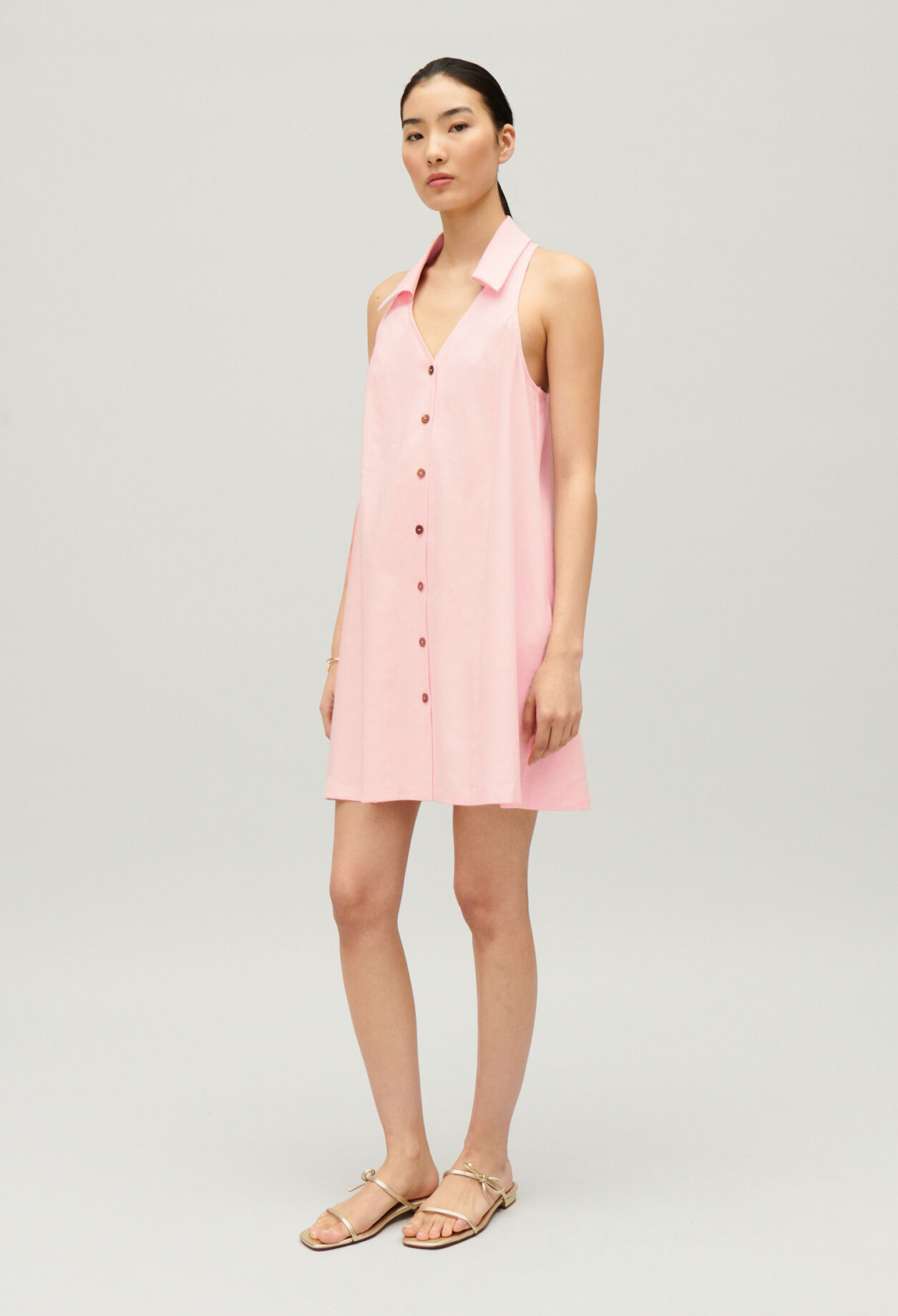 Short button up babydoll dress for women Claudie Pierlot