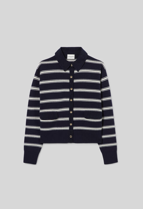 Striped cardigan