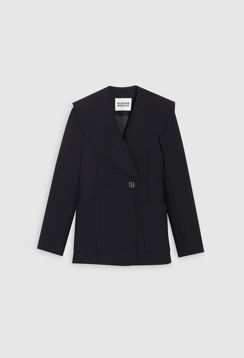 Veste &agrave; col marin