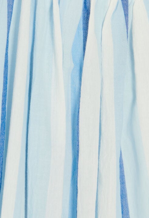 Blue asymmetrical short dress