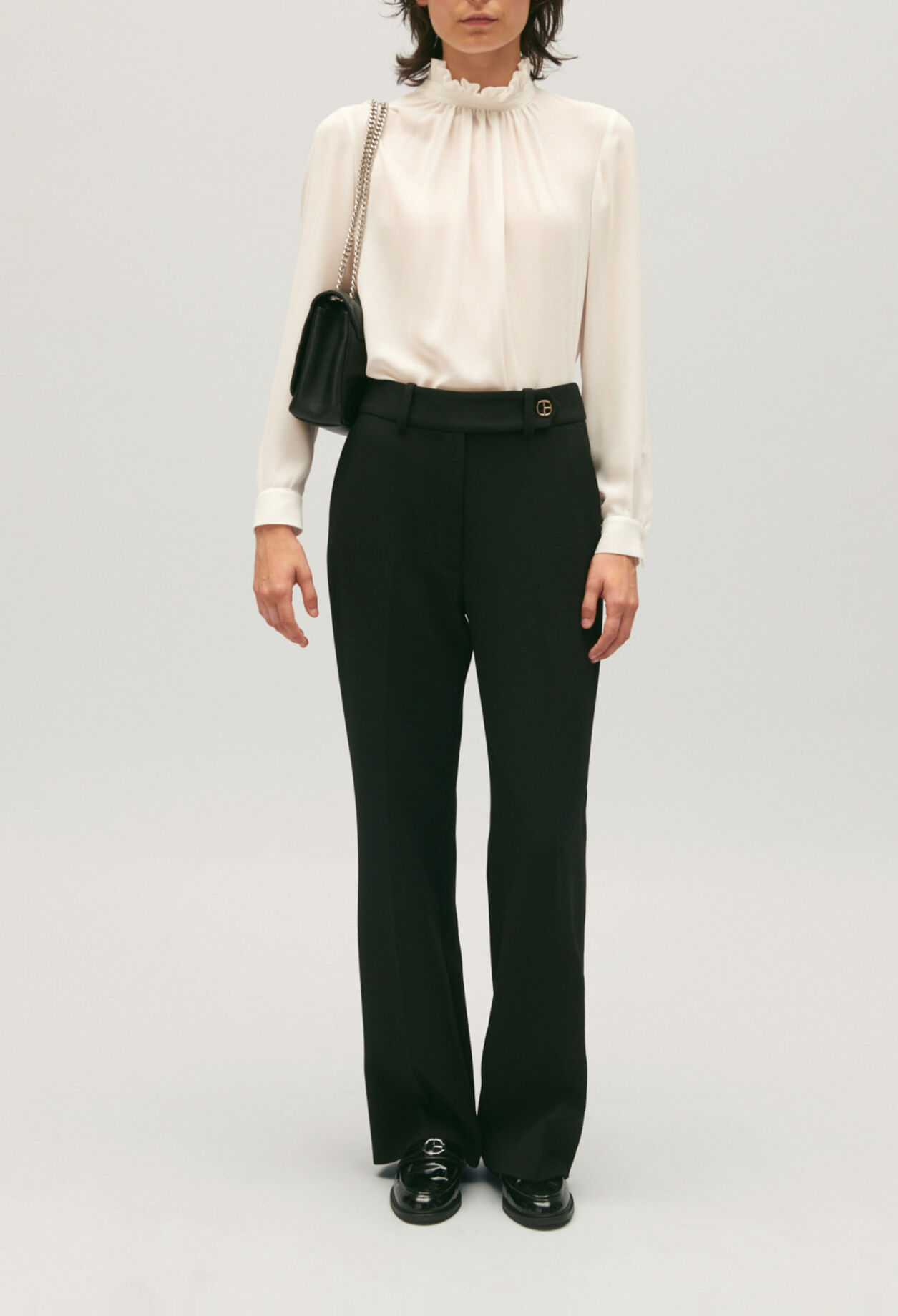 Ecru floaty blouse