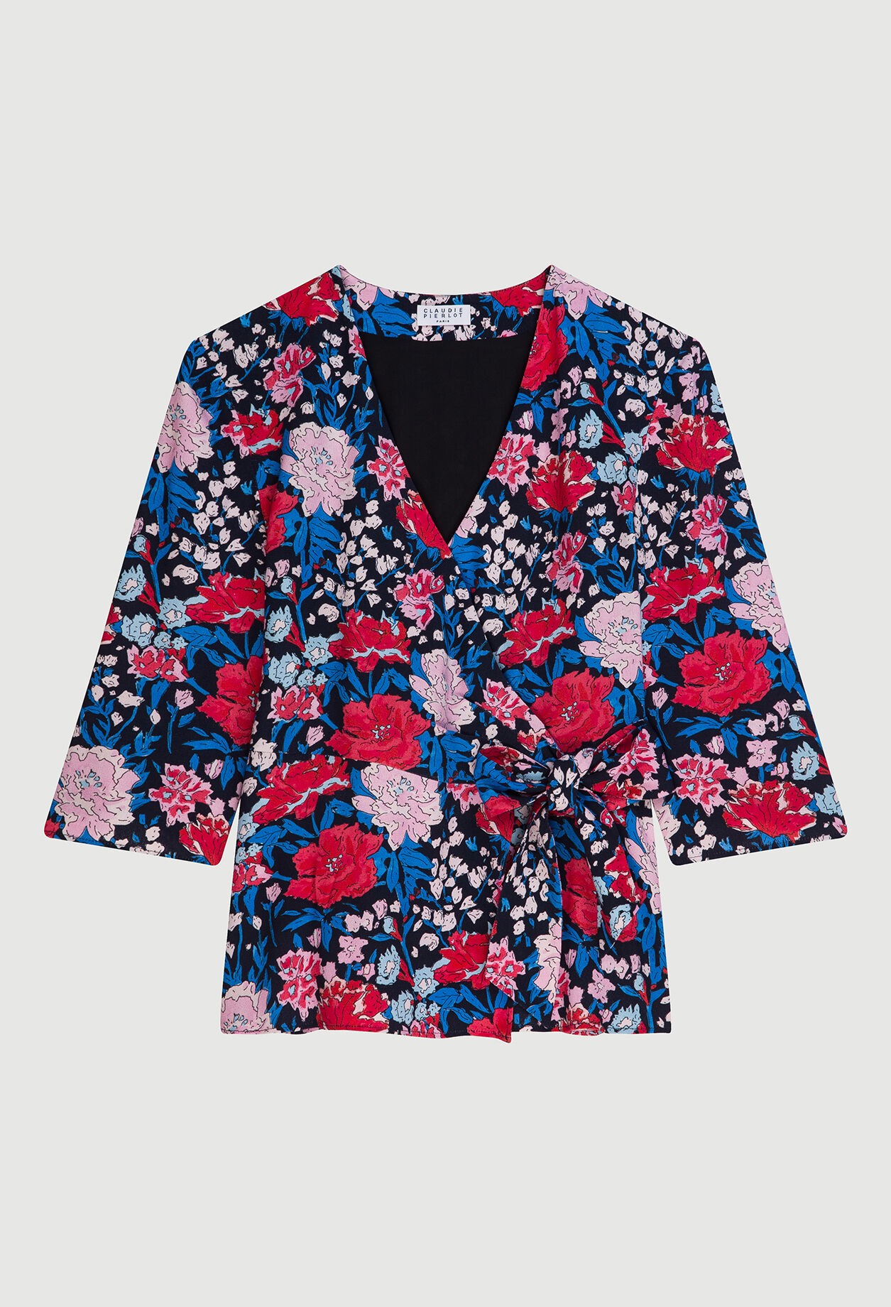 Wrap-front top