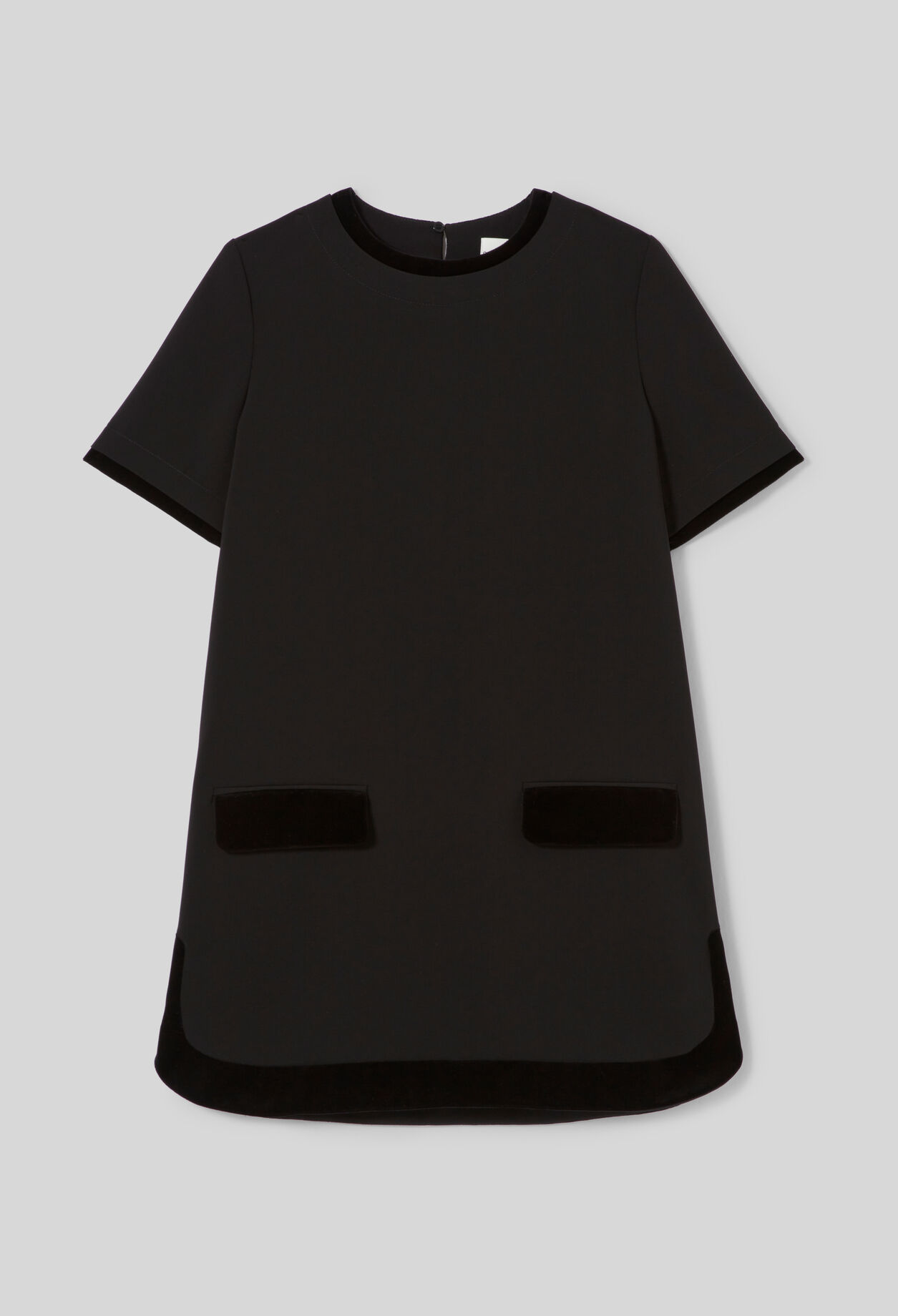 Short velvet dress