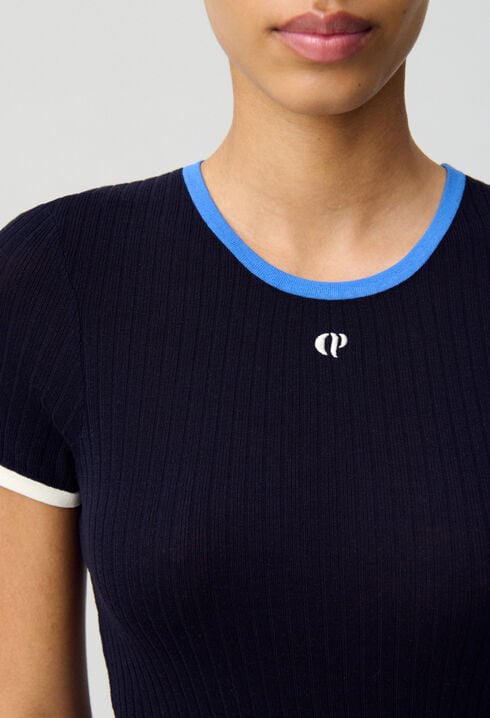 Fine knit CP top