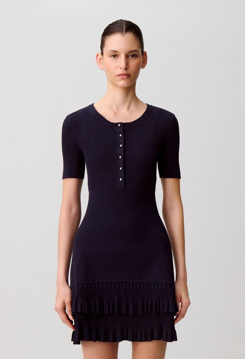 Fitted knit dress