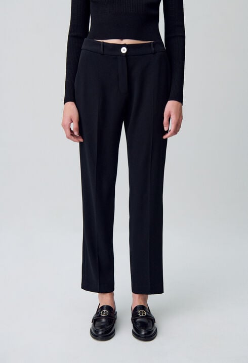 Plain tailored trousers 