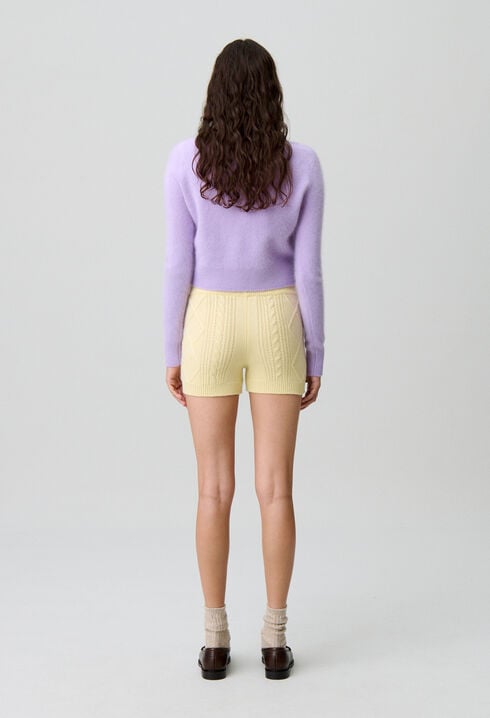 Short Knit Cardigan
