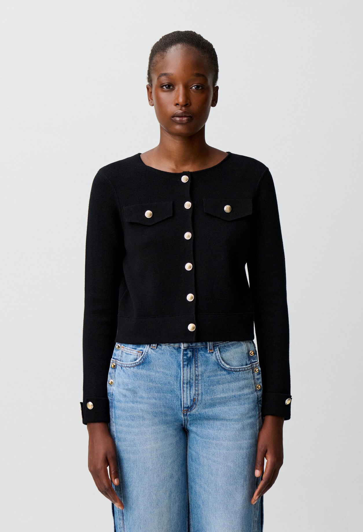 Chunky knit cardigan