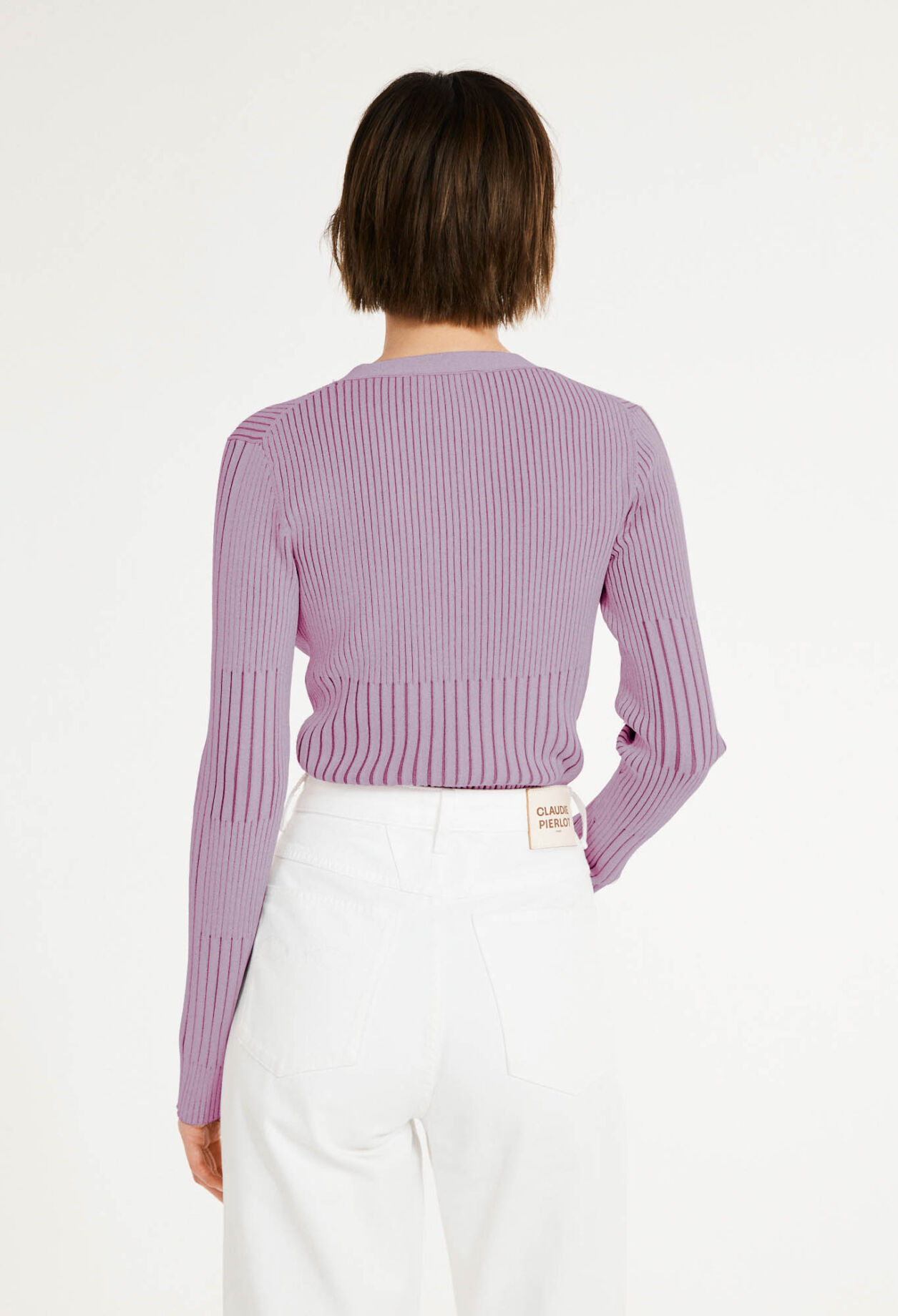 Two-tone cardigan