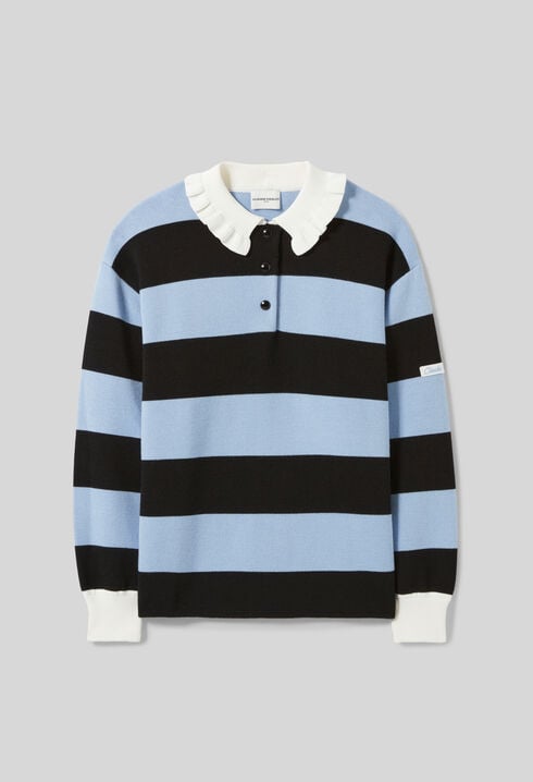 Striped Polo Jumper