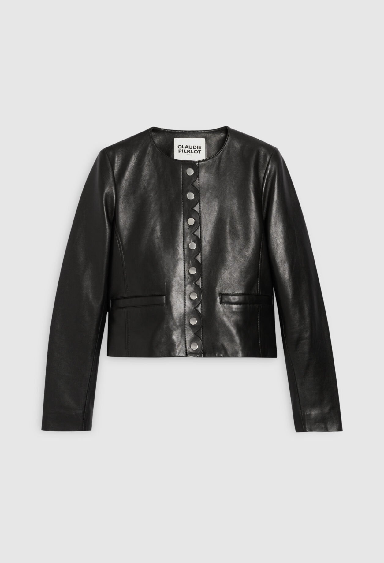 Smooth leather jacket