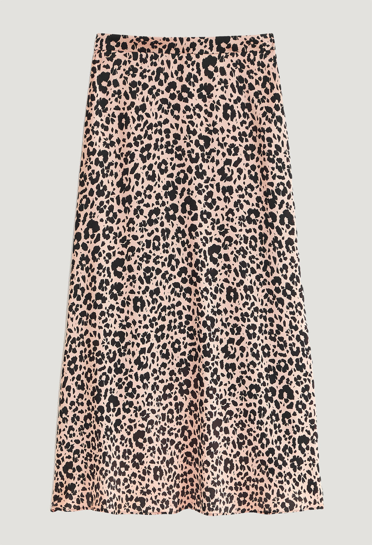 Midi leopard print skirt
