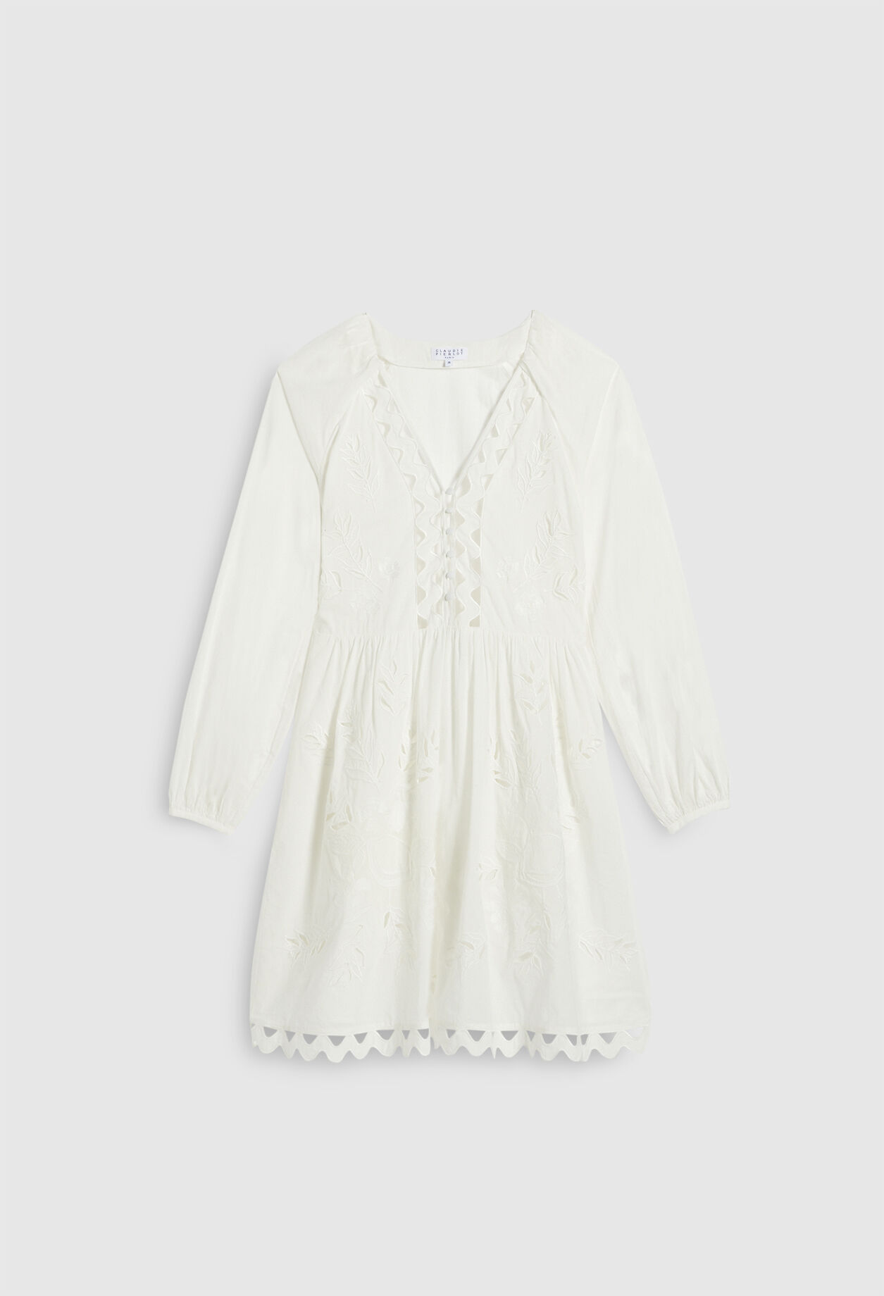 White openwork dress