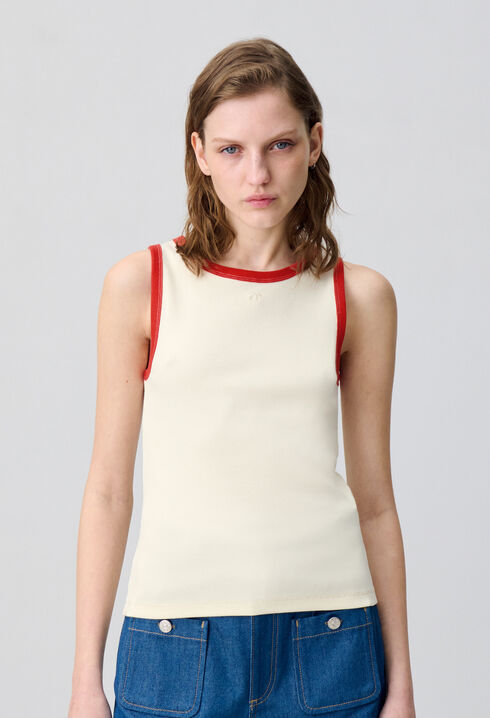 Contrast Tank Top