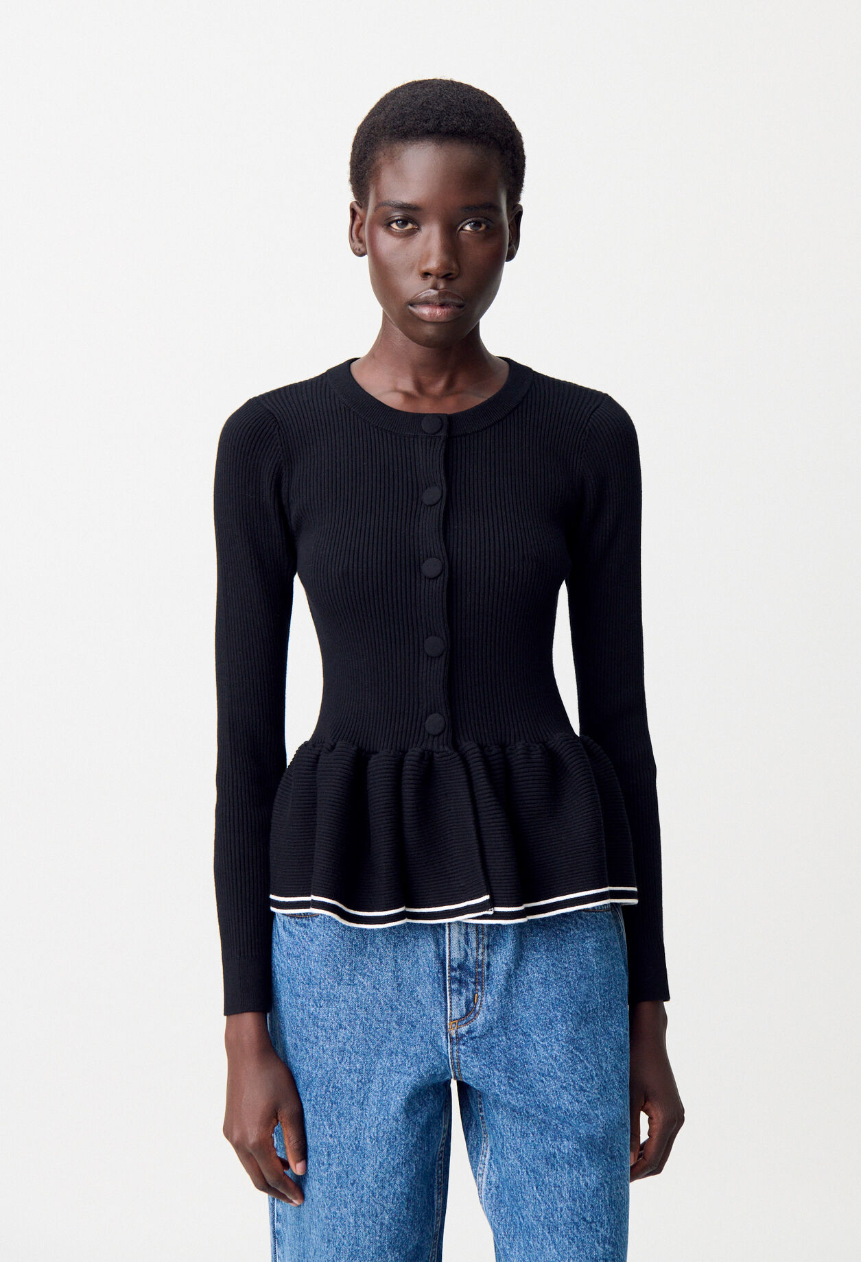 Fitted Knit Cardigan