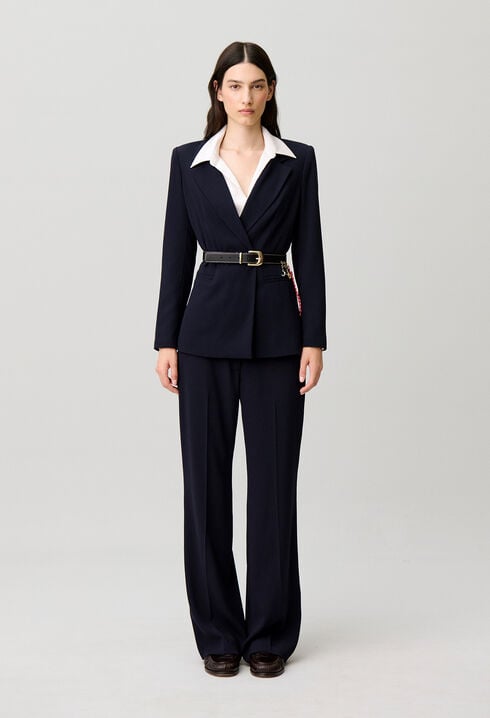 Double-breasted tailored jacket