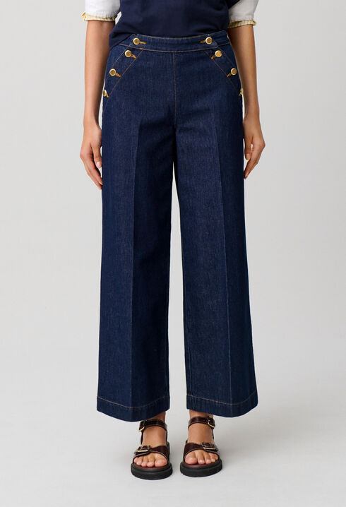 Wide-Leg Sailor Jeans