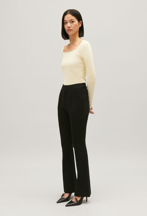 Black suit trousers