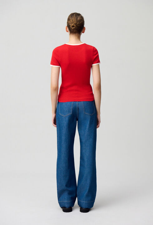 Fine knit CP top