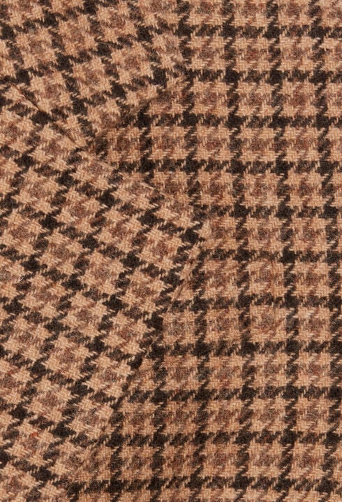 Checked velvet jacket