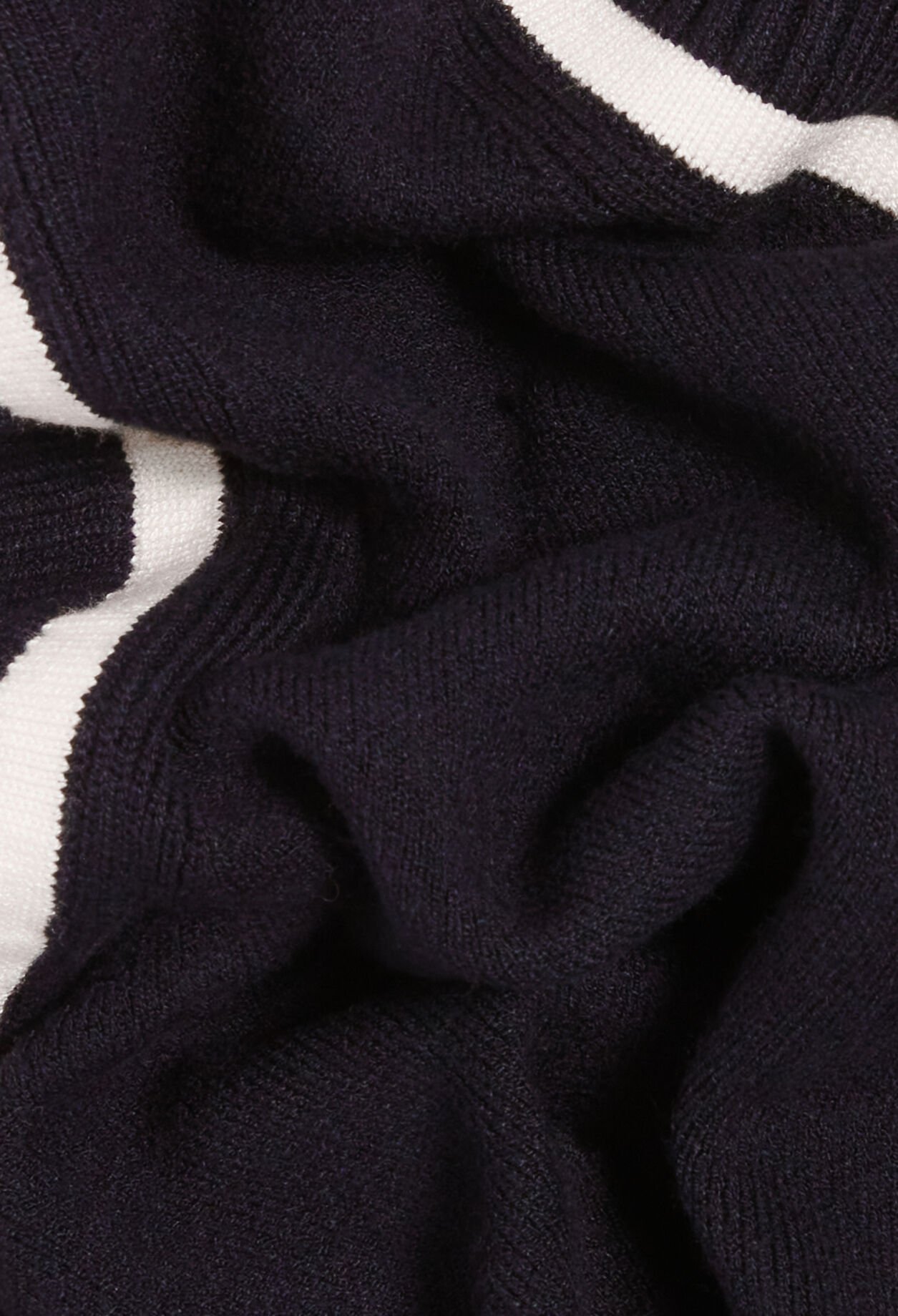 Striped knitted jumper