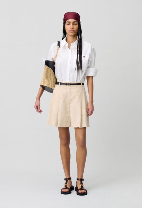 Pleated Shorts