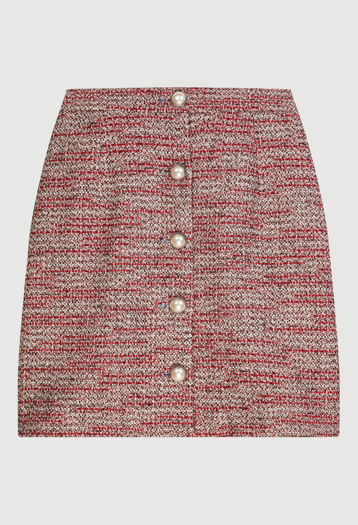 Buttoned miniskirt
