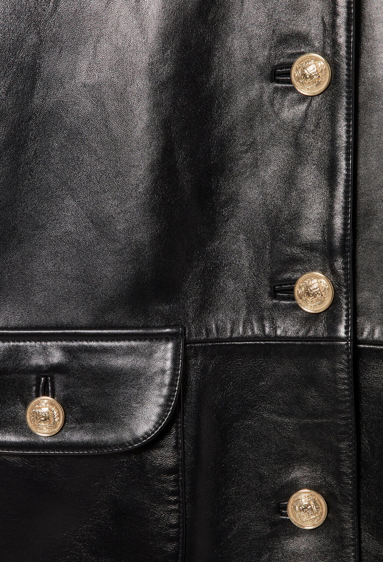Oversized Leather Jacket