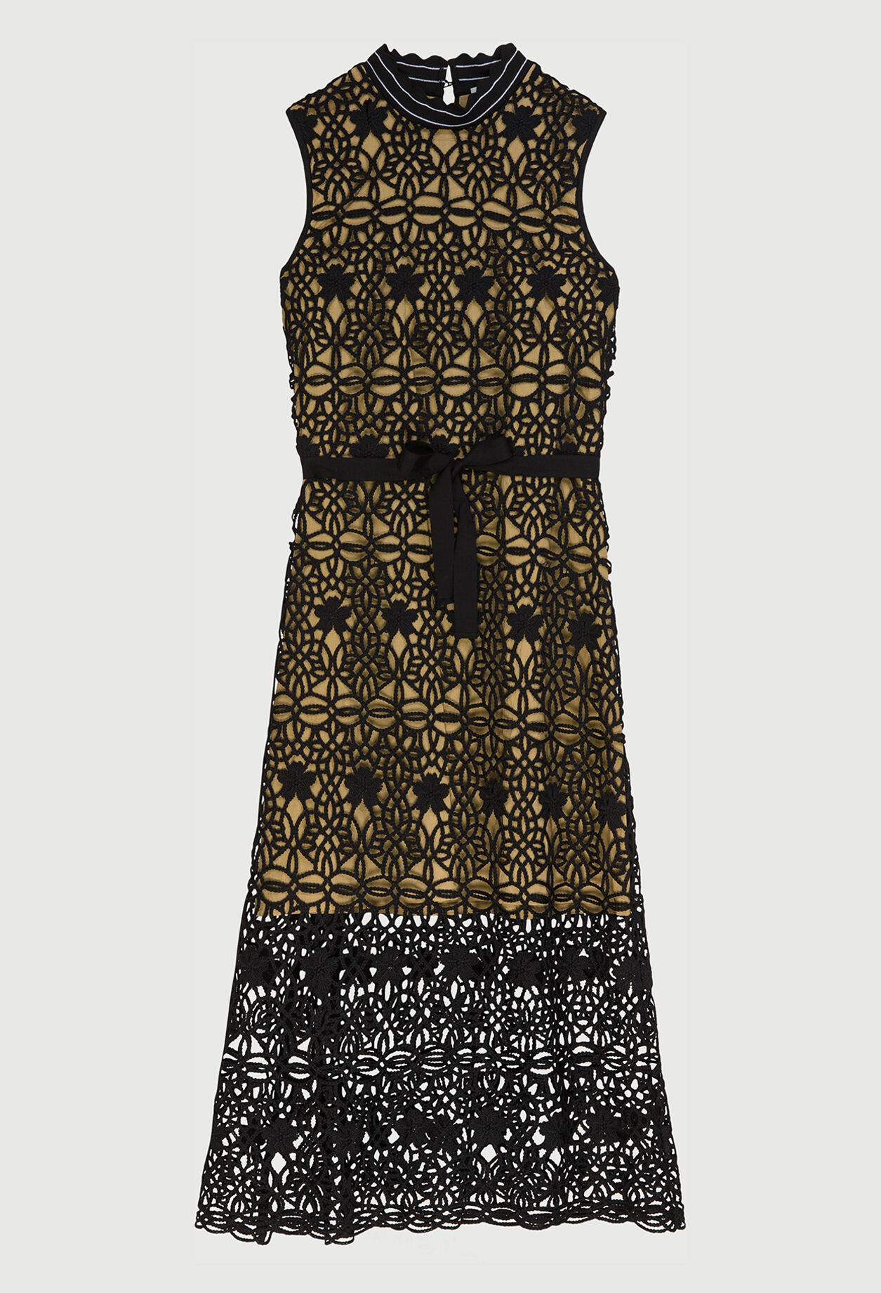 Crocheted sleeveless dress