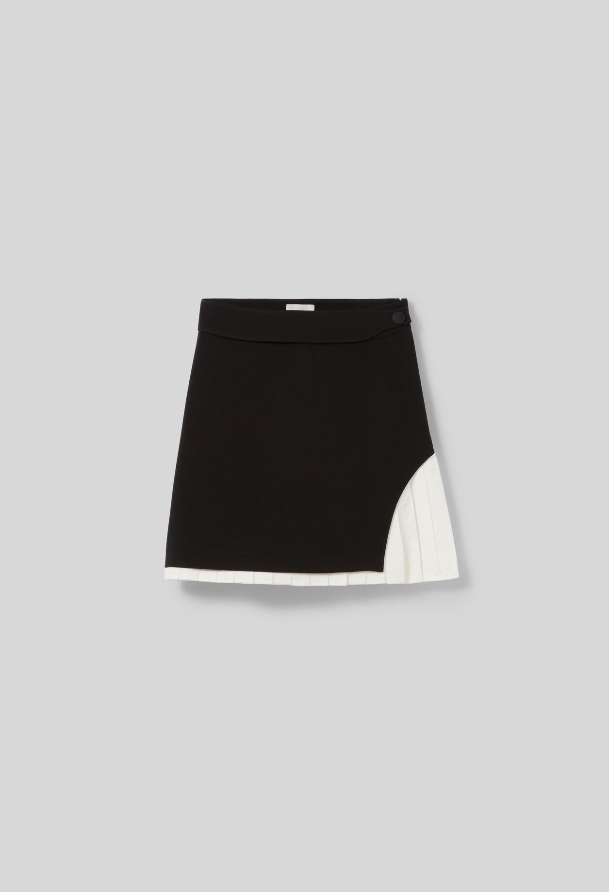 Straight mini skirt