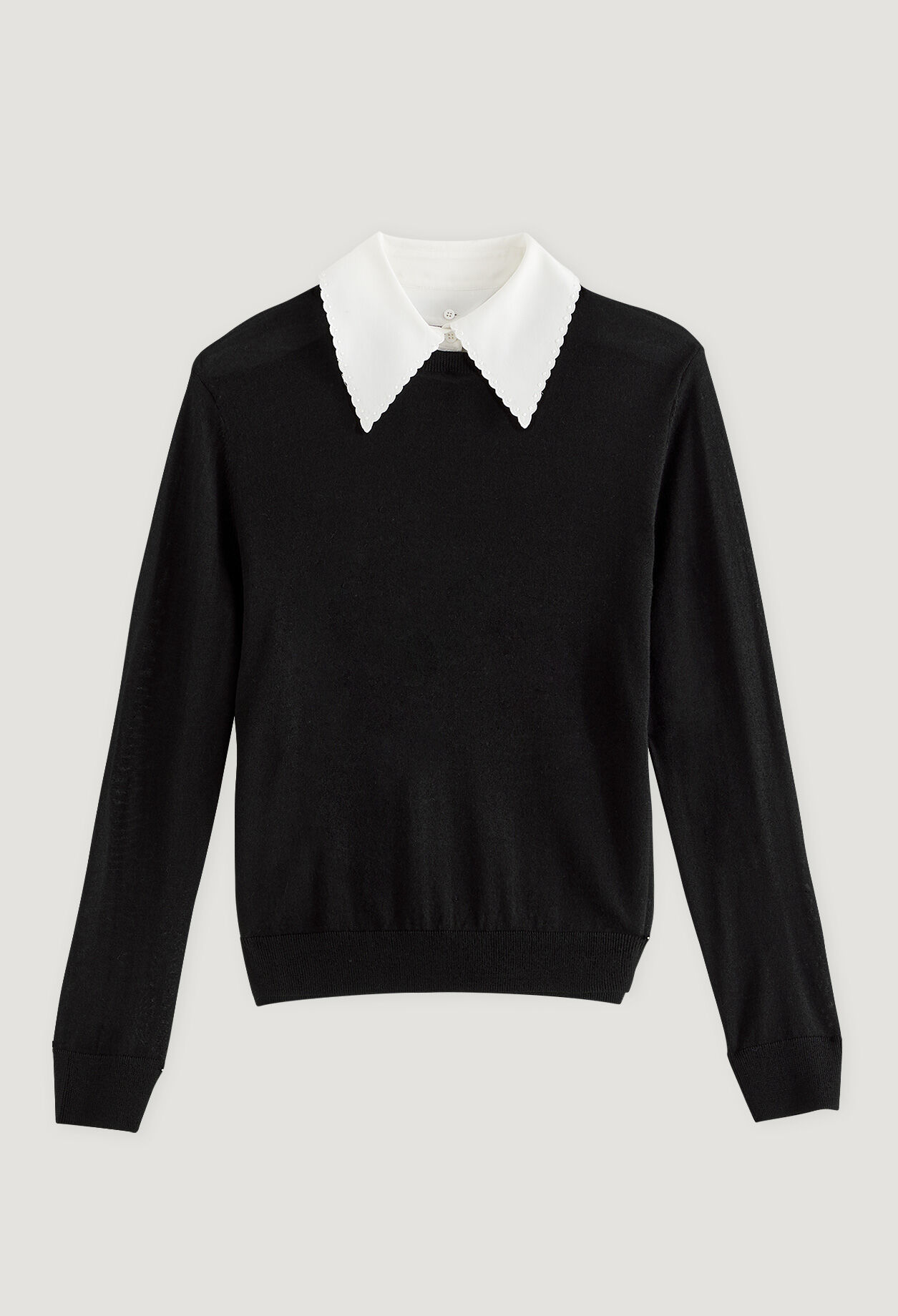 Peter Pan collar jumper