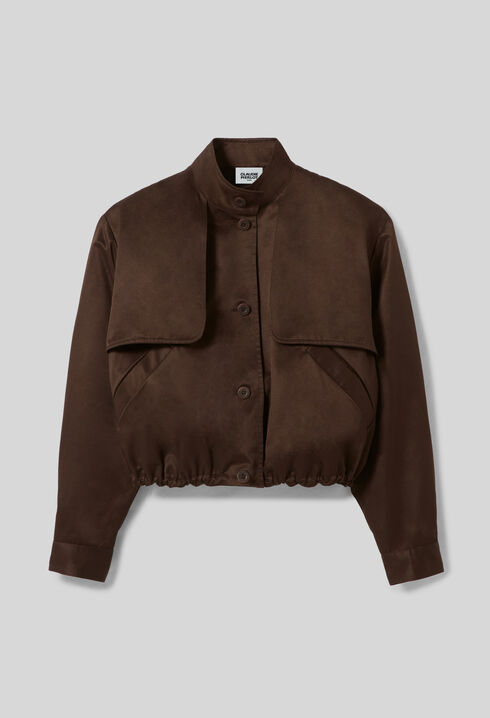Satin blouson